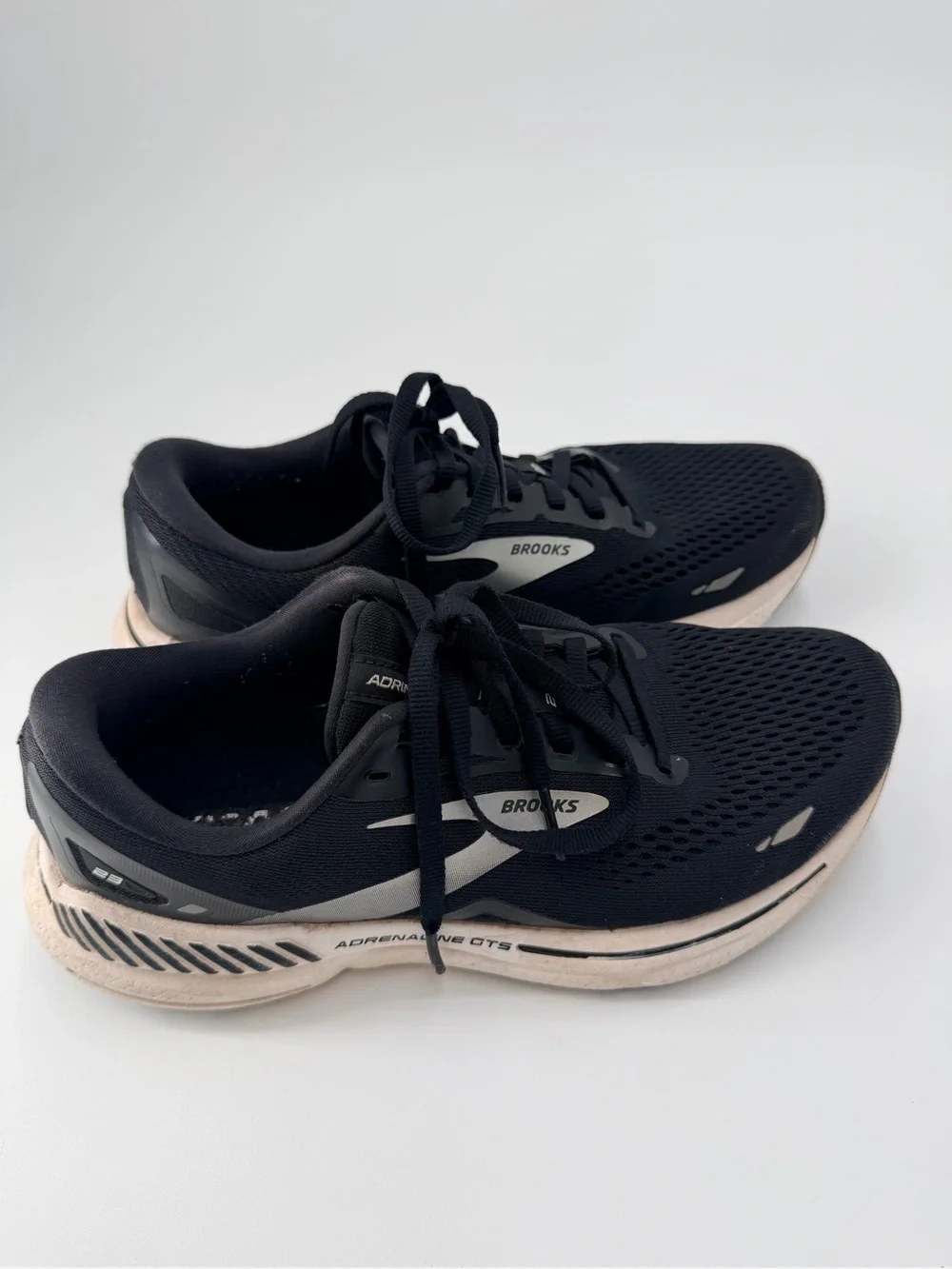 Brooks Women’s Black and Cream Athletic Running Shoes